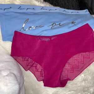 VICTORIA SECRET PINK 2 Panties Size S